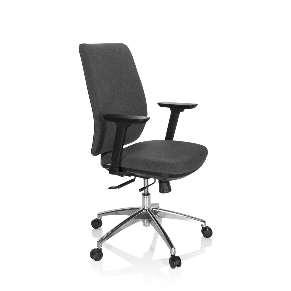 Profi Bürostuhl INTEGRIO I Stoff mit Armlehnen (höhenverstellbar) hjh OFFICE