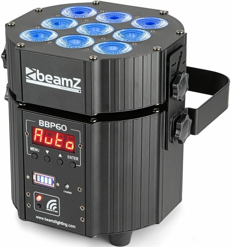 BeamZ - BBP60 - Uplight Set - Draadloze DMX - 6 Stuks