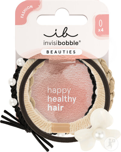 Invisibobble Beauties Flower Pearl Élastiques Cheveux 4 Pièces