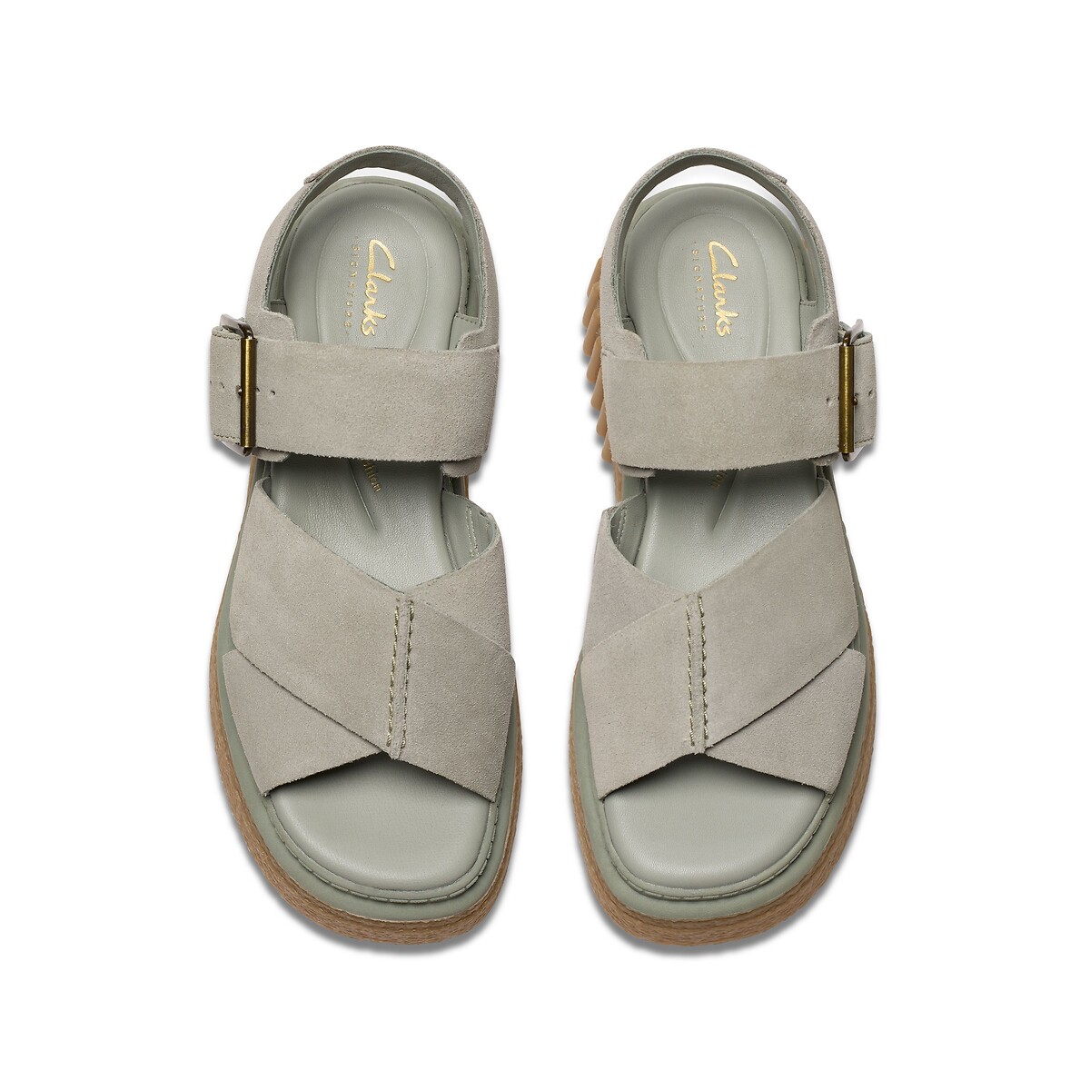 CLARKS<br>Sandálias de couro Evamar Wish