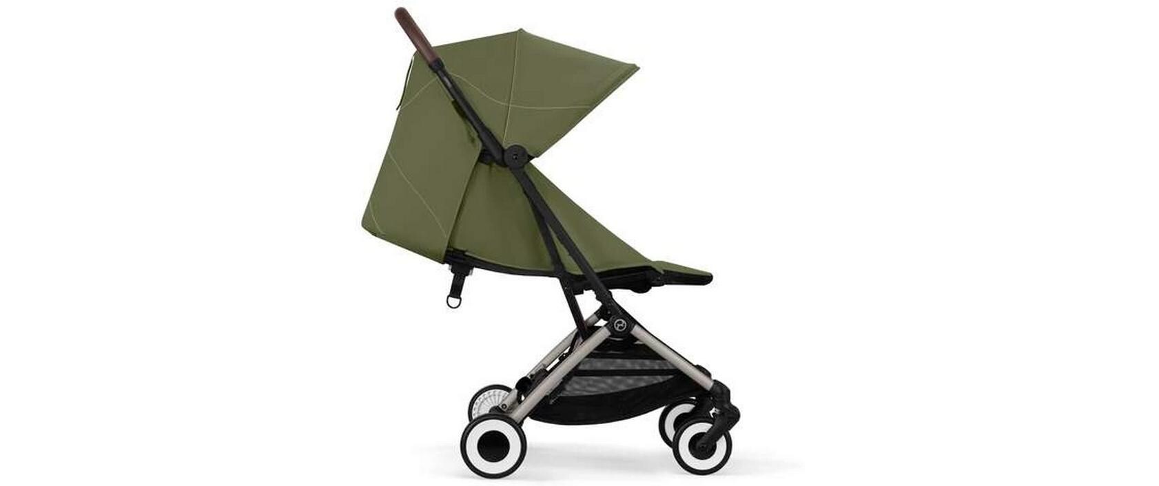 Buggy Orfeo Moss Green<br>Kompakter Reisebuggy mit Handgepäckmasse