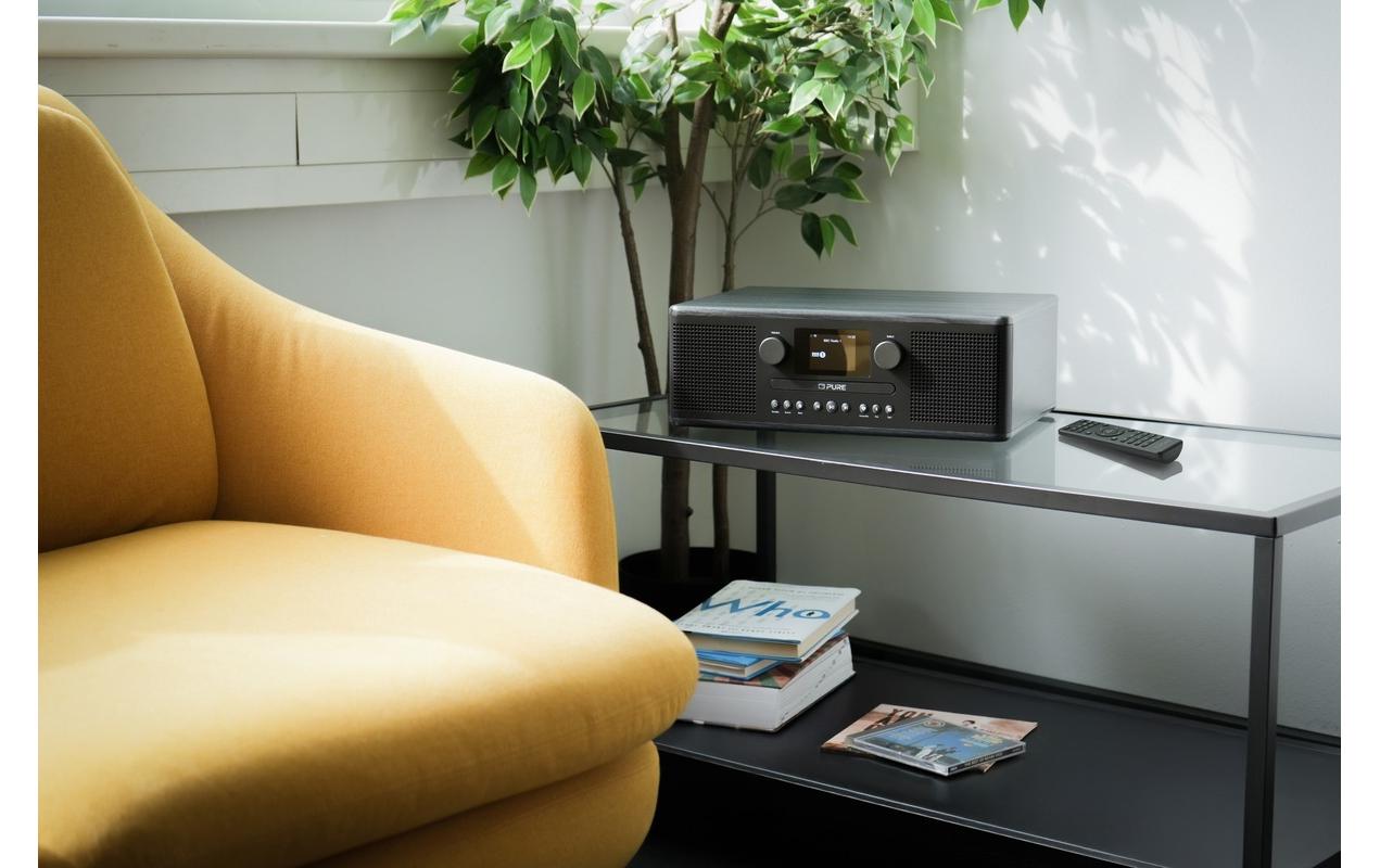 DAB+ Radio Classic C-D6i Schwarz/Esche<br>Das charmante All-in-One-Internetradio