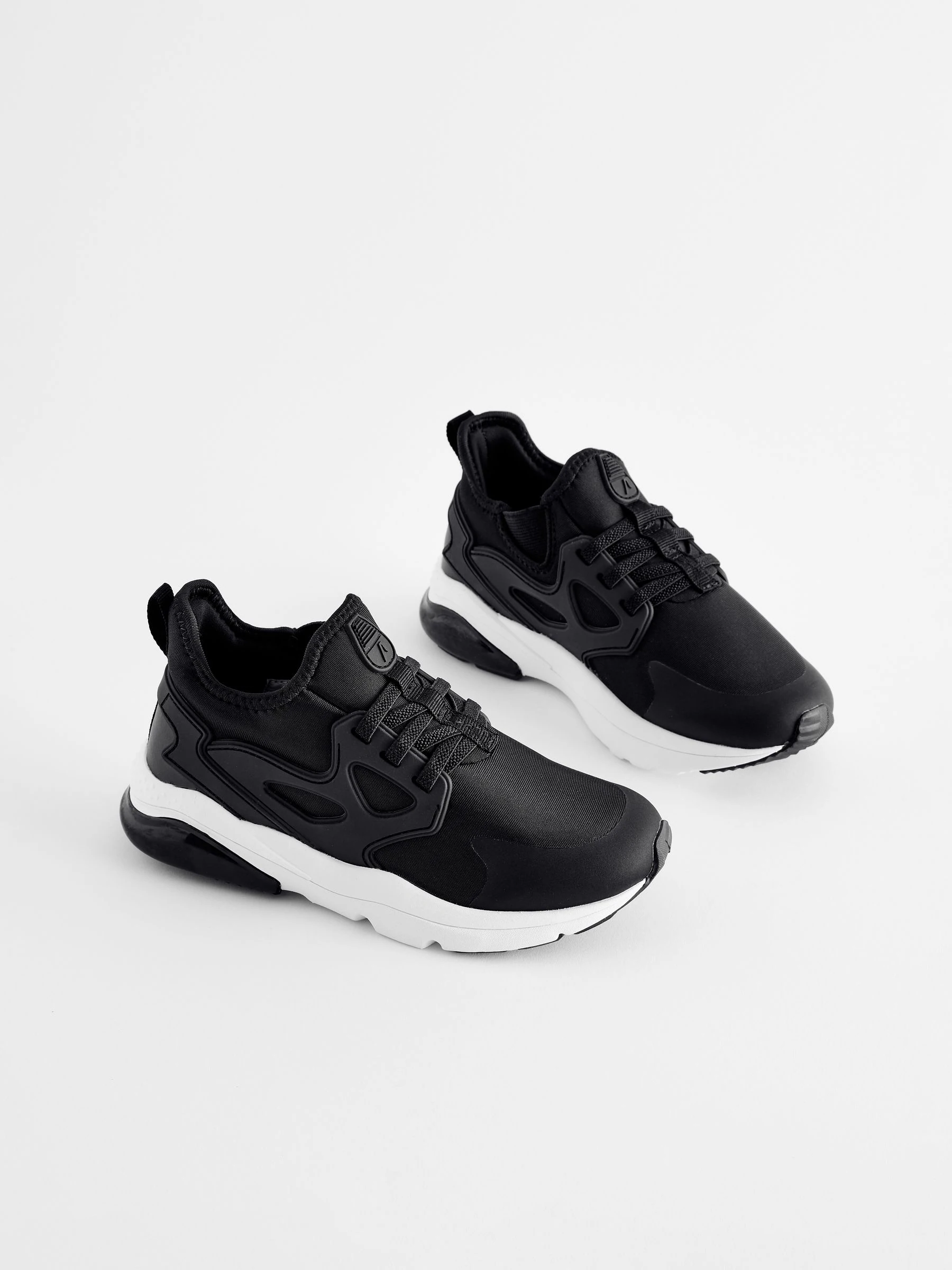 Zwart/wit - Elastische sportschoenen