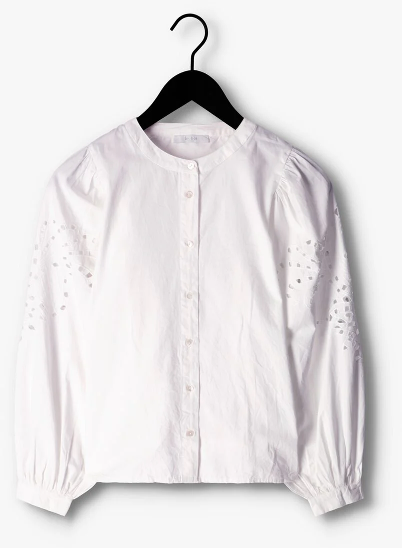 BY-BAR witte by-bar blouse rikki embroidery blouse