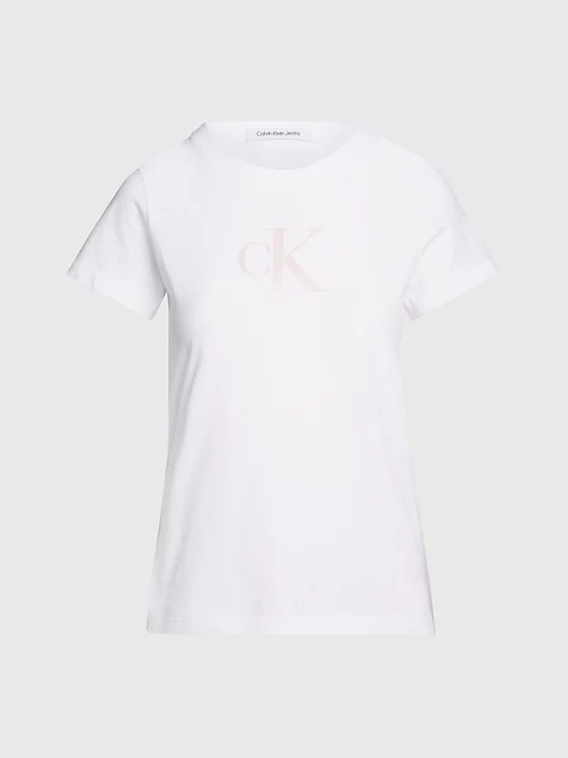 Camiseta slim fit com monograma