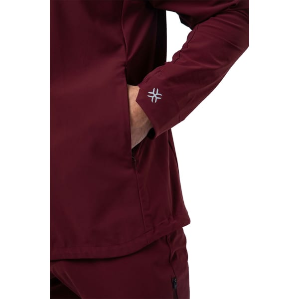 Softshell randonnée AYAQ RAVEN SOFTSHELL JKT M RED SIENNA