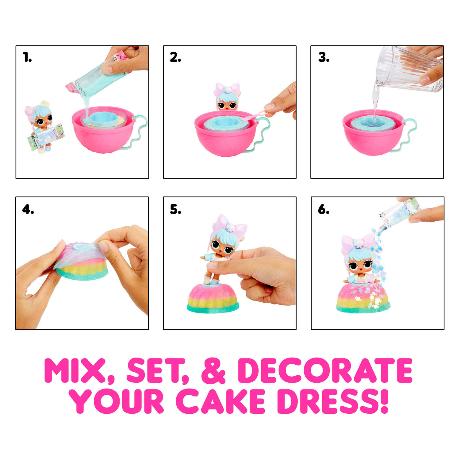 L.O.L. Surprise Mix & Make Birthday Mini Pop Bal
