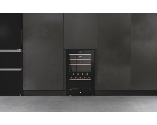 HAIER HWS42GDAU1 wijnkoeler, afmetingen (B x H x D): 53,6 x 88 x 63,2 cm, koelvak: 106 l, inhoud: 42 flessen