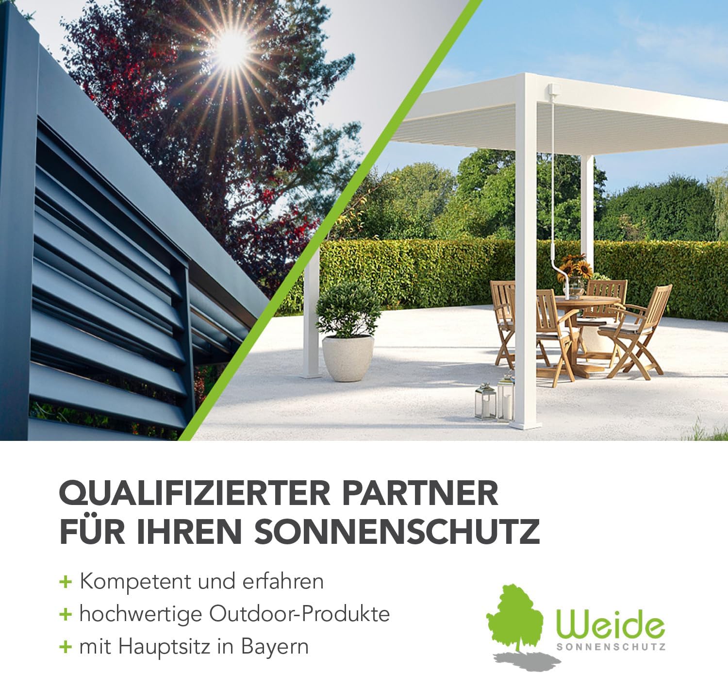 Weide Pavillon Sonnenrollo Ausziehbare Senkrechtmarkise außen für Pergola Sichtschutz Rollo 255cm hoch aus Aluminium, Texti stabil Winterfest UV-Schutz (3,0 Meter, Anthrazit) für Alu-Pavillon Weide