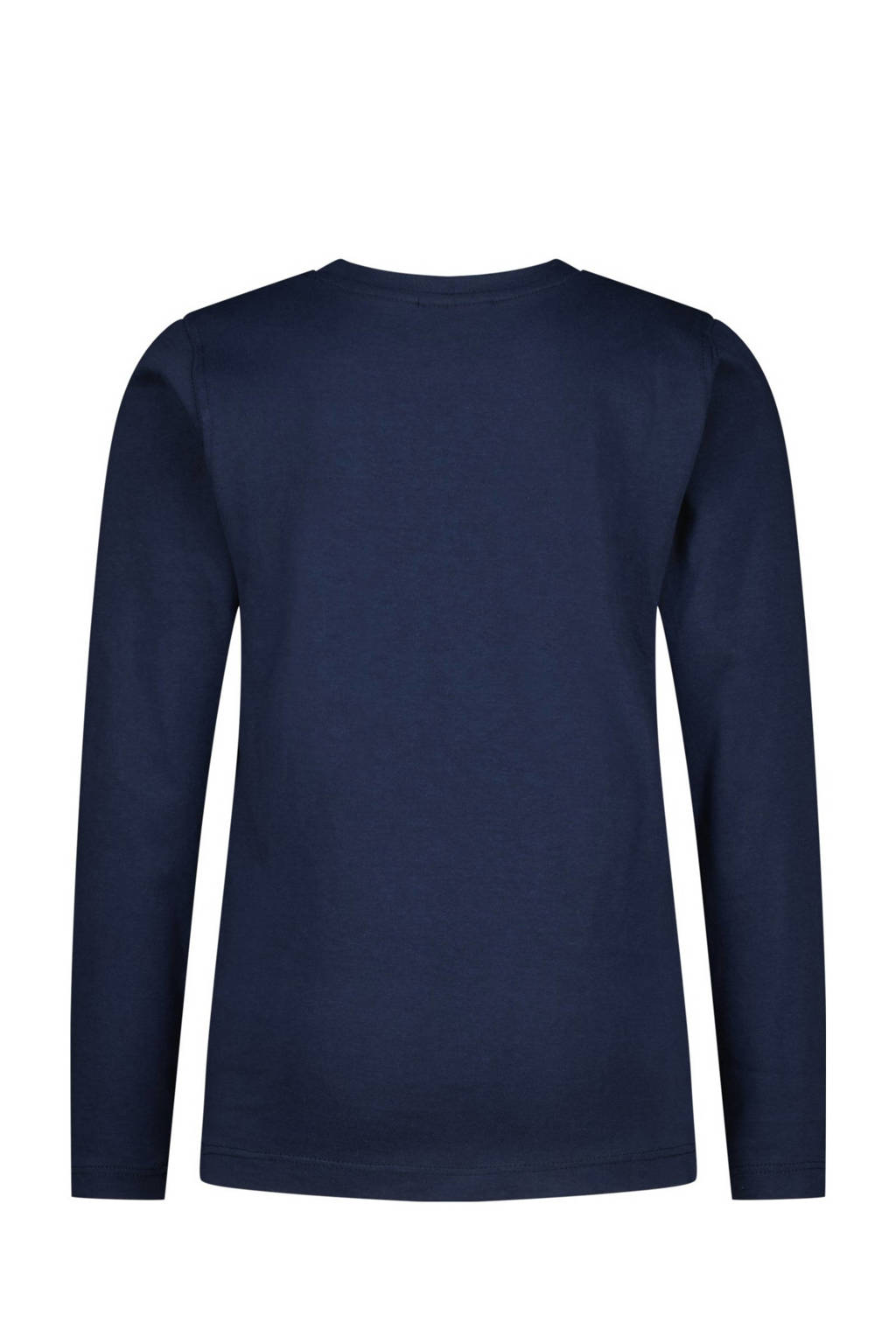 Messi longsleeve Goal met printopdruk donkerblauw