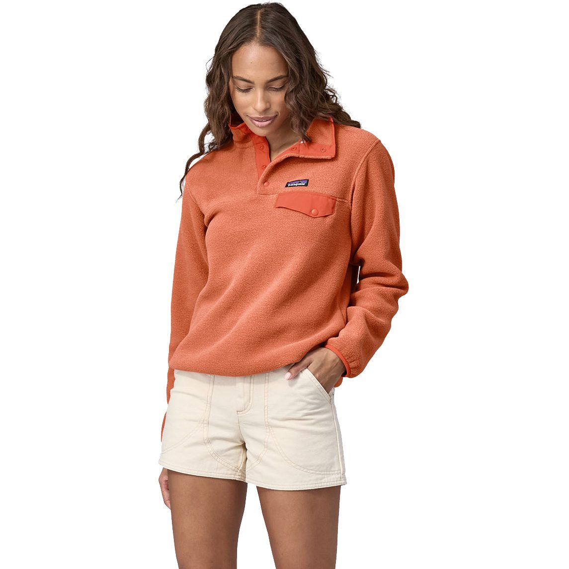 Patagonia LW Synch Snap-T Pullover Damen siny