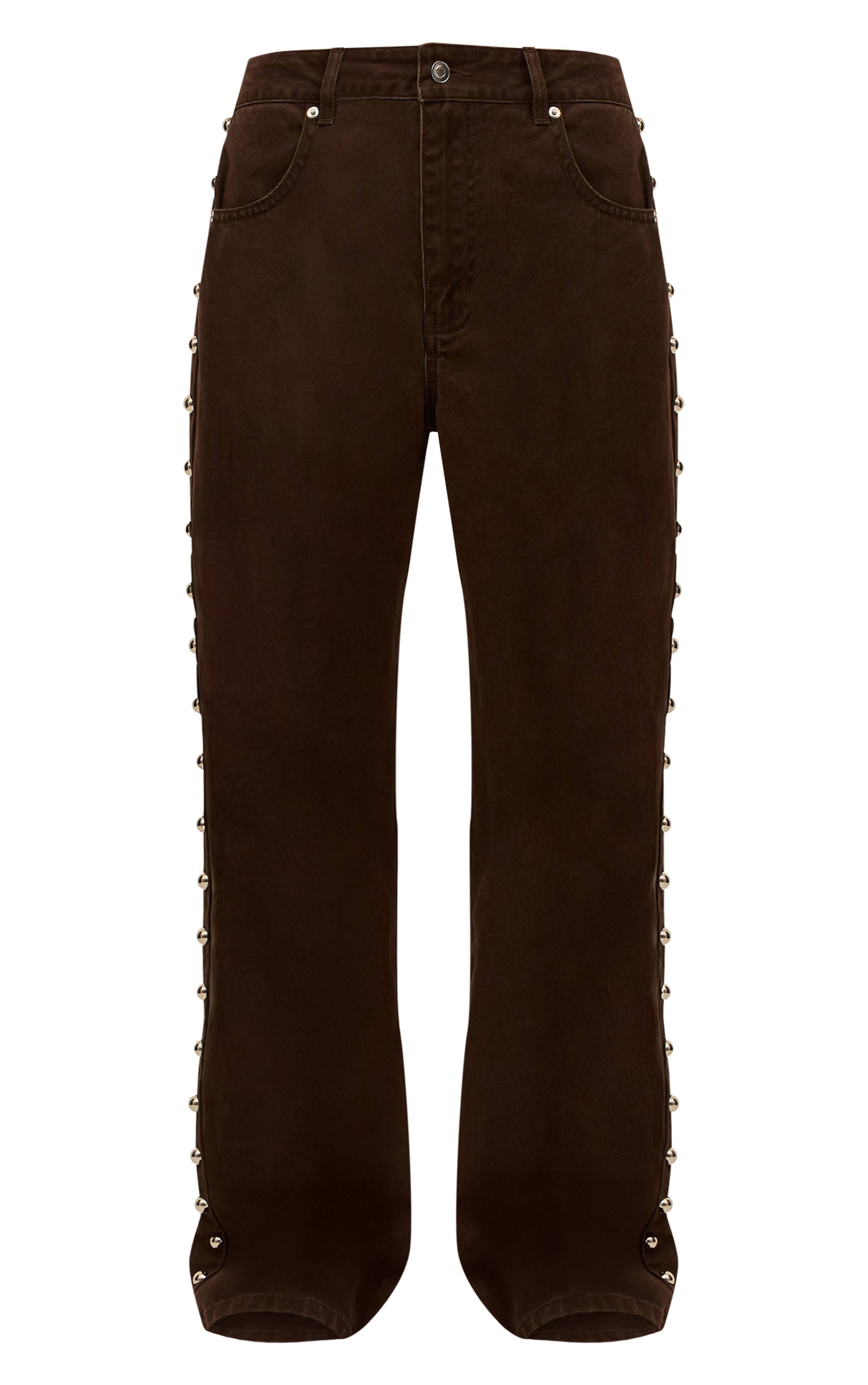 Chocolat Jean Taille Haute À Clous