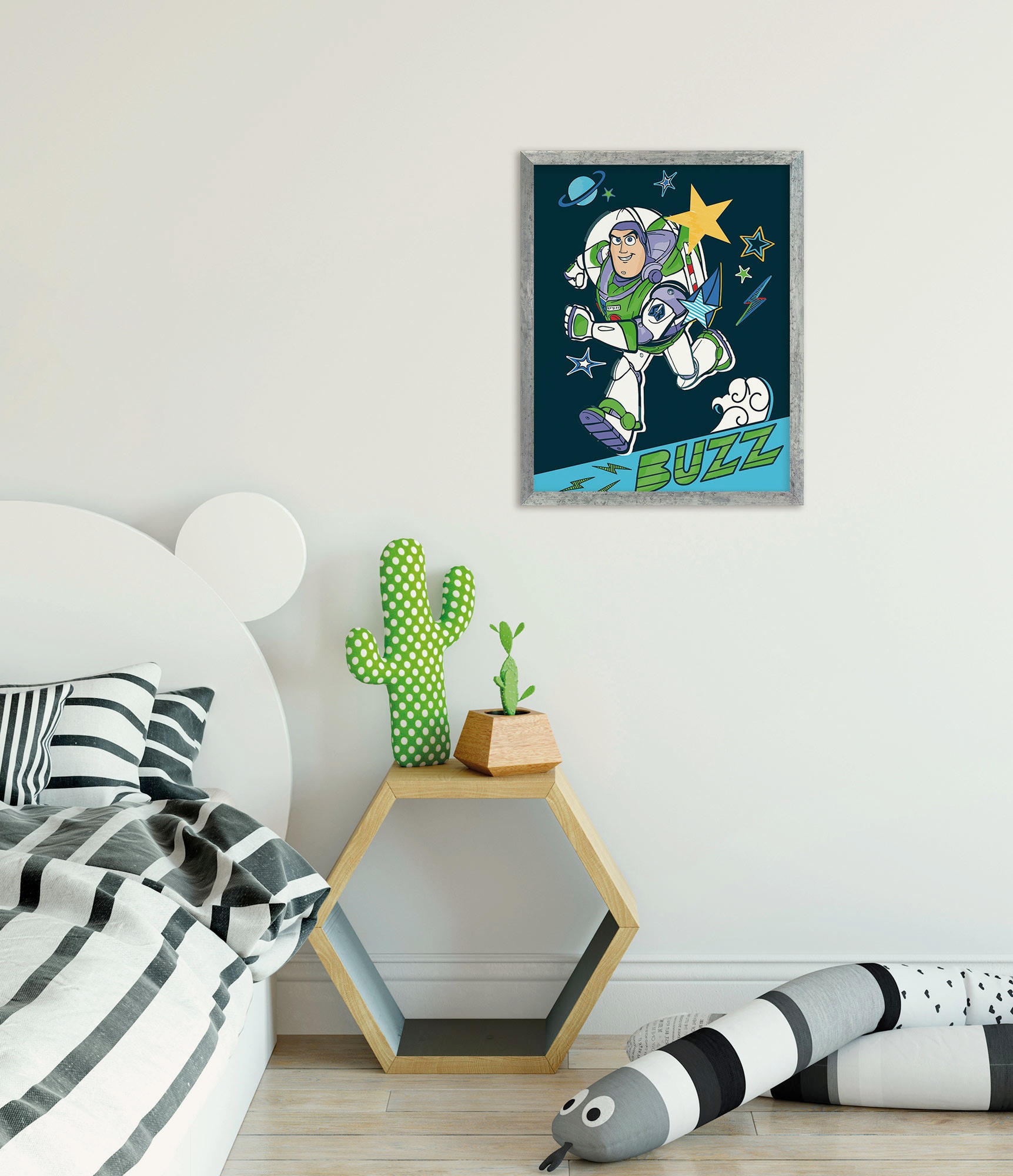 Komar Wandbild »Disney and Pixar Toy Story Buzz« Disney Set, 1 Stk. tlg. 40 x 50 cm (Breite x Höhe) - Kinderzimmer, Dekoration