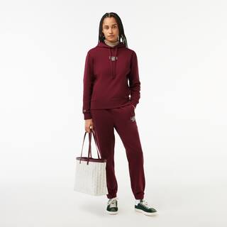 Sweatshirt à capuche Jogger imprimé Lacoste Sweatshirts - Rouge - Lacoste - Femme