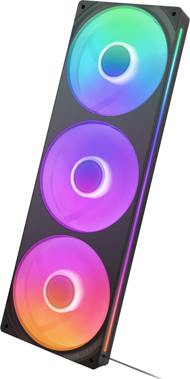 NZXT F360 RGB Core 360mm Unibody blæser (sort)