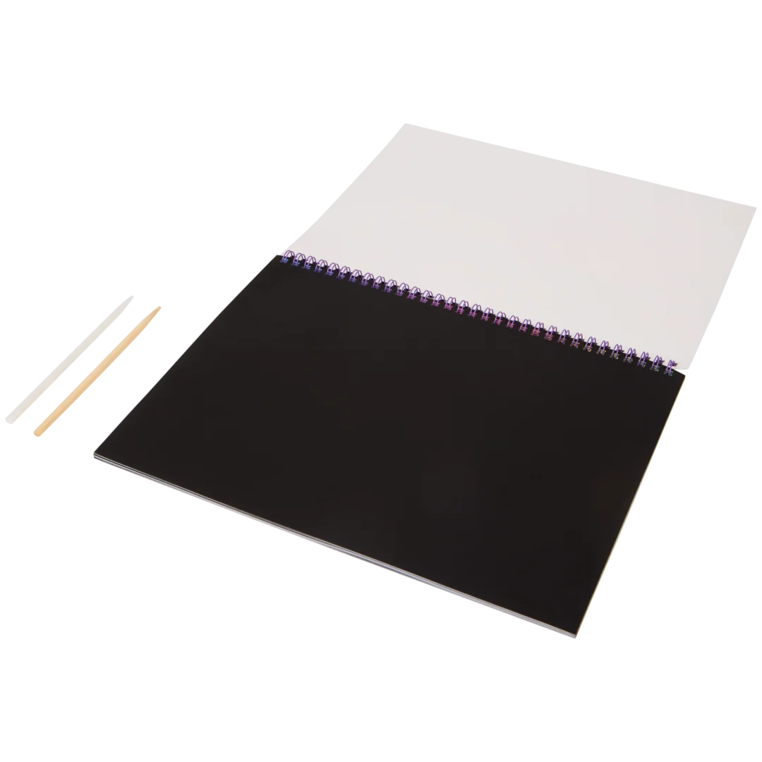 Carnet magique à gratter