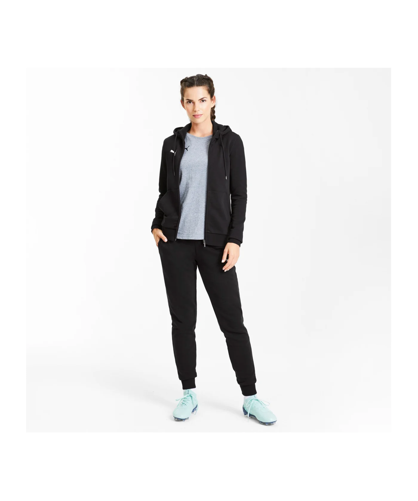 PUMA teamGOAL 23 Casuals Kapuzenjacke Damen F03
