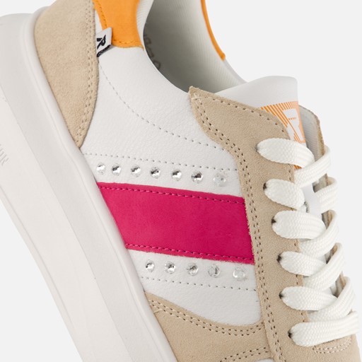 Rieker Evolution Sneakers wit Leer