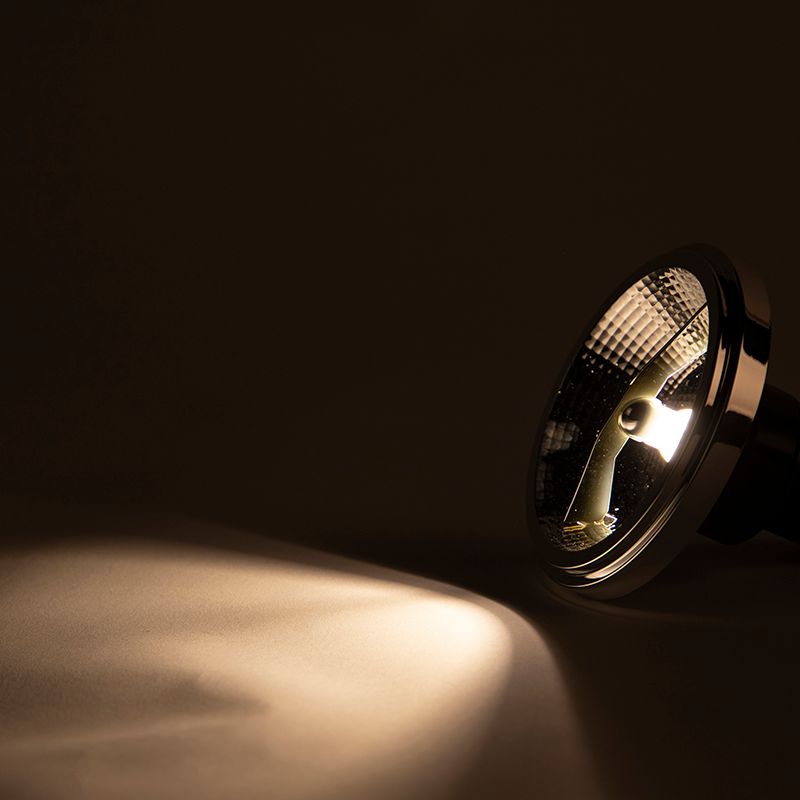 GU10 LED lamp zwart 111mm 11W 820 lm 3000K