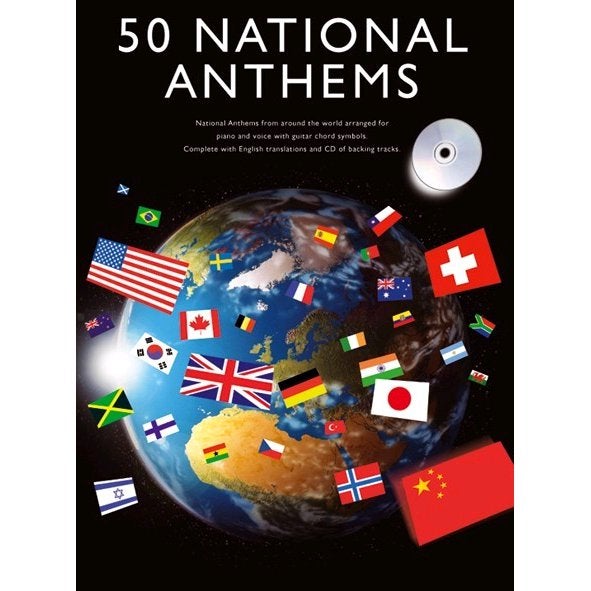 Wise Publications - 50 National Anthems voor piano, zang, gitaar