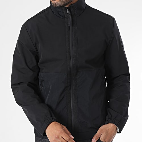 Veste Zippée Softshell Mix Media 1460 Noir