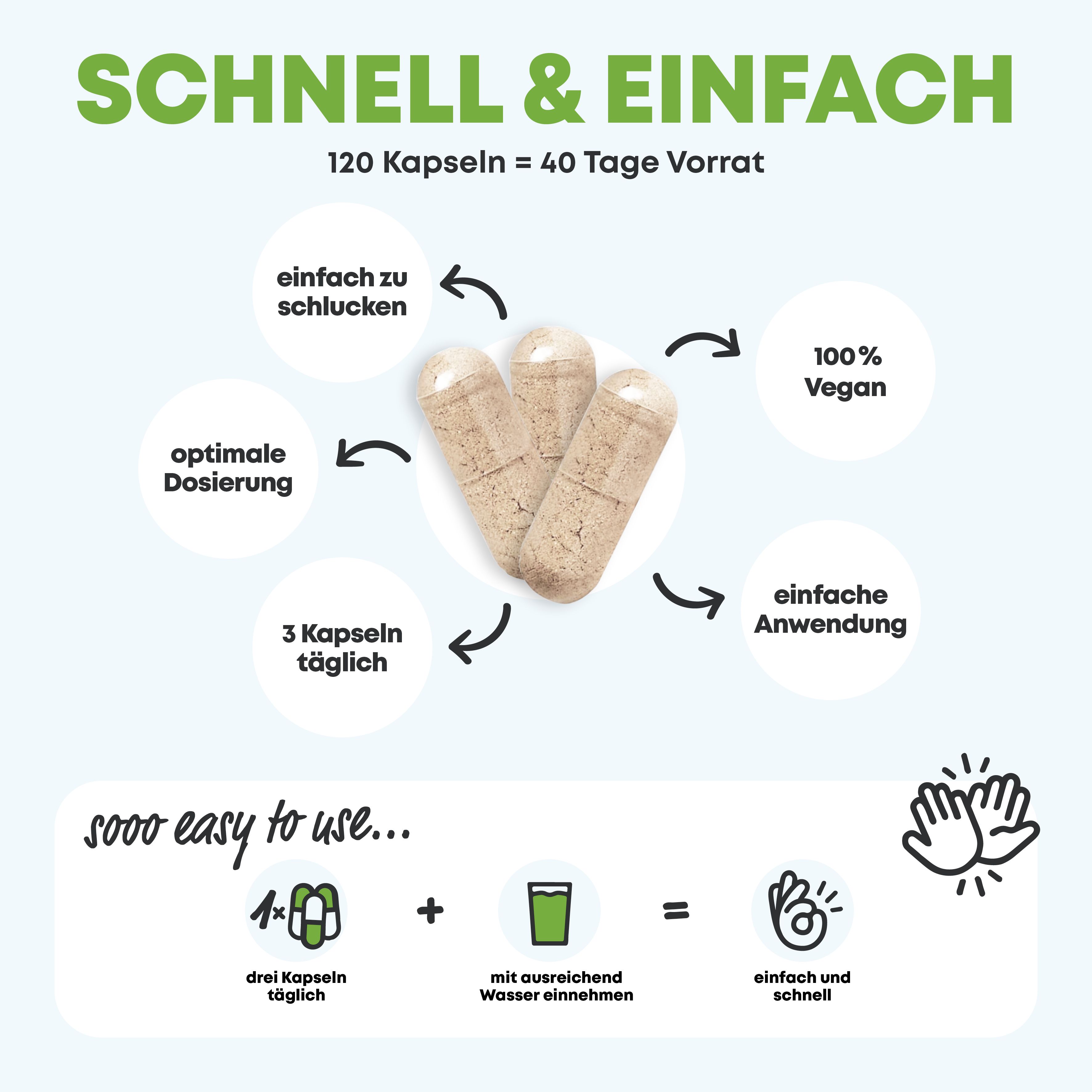 Yes Vegan® Daily Flora (120 Kapseln) Kulturen Komplex mit B2 - 7 Bakterienstämme PREMIUM