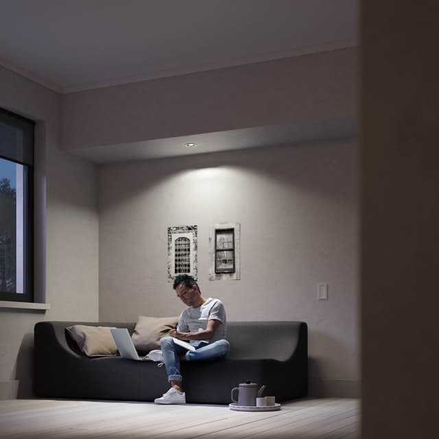 Philips Hue Milliskin forsænket spotlys (aluminium)