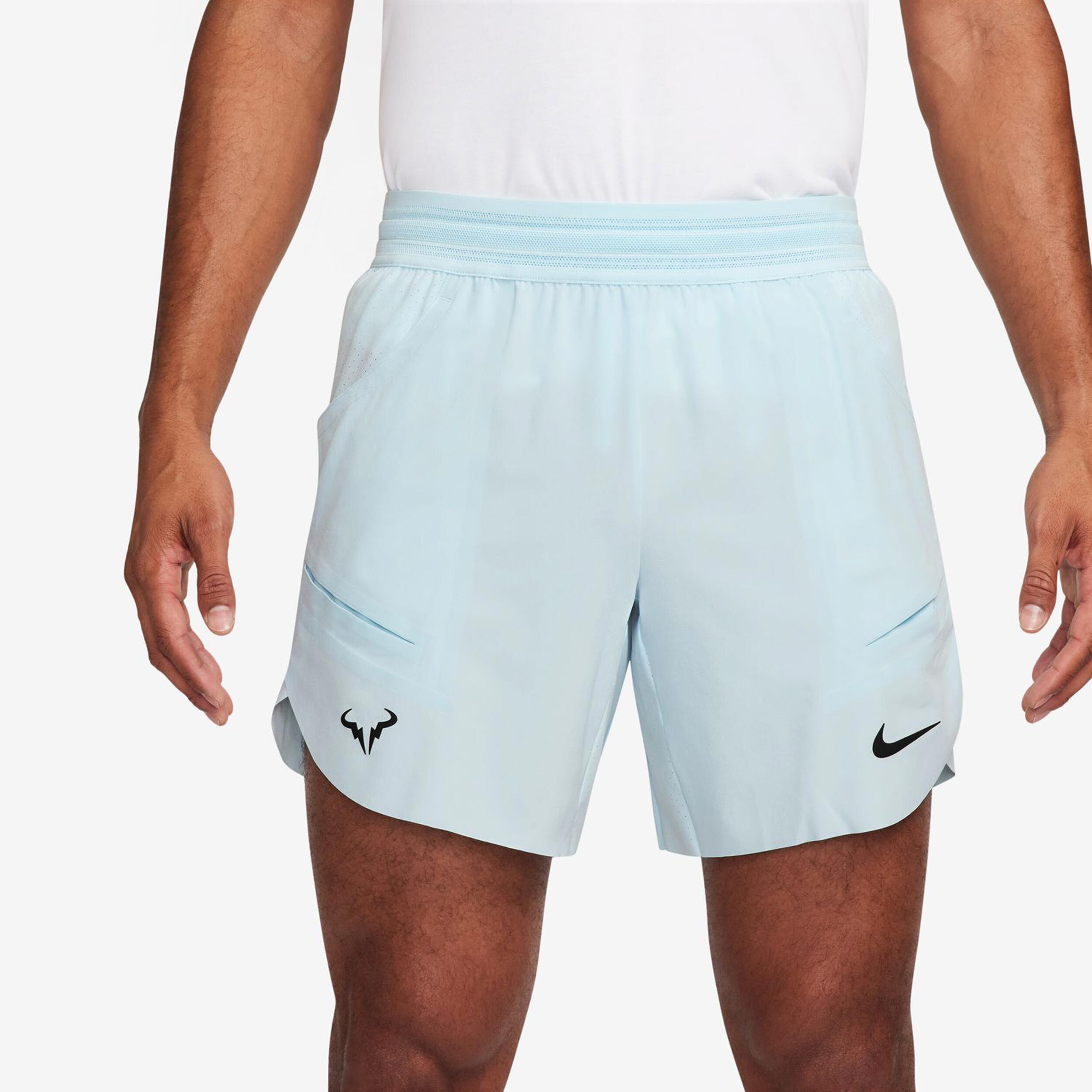 Nike Dri-Fit RAFA Advantage 7in Shorts Hommes - Bleu Clair