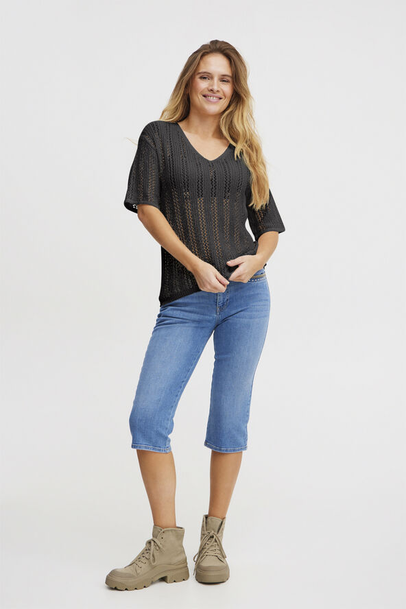 PULZ Jeans PZREESE Tshirt Black beauty