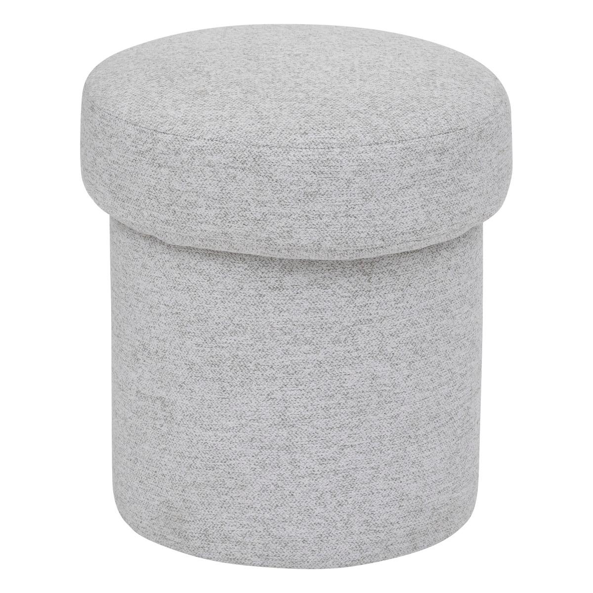POUF KITA TISSU GRIS