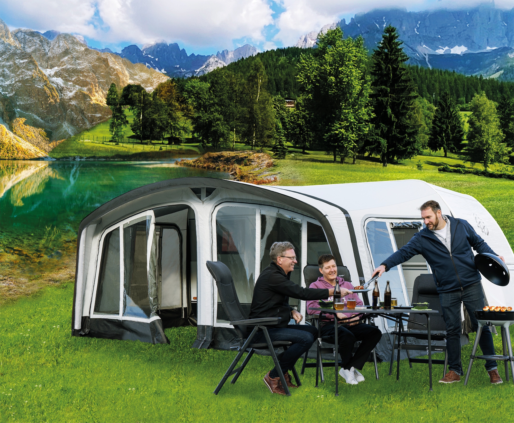 Westfield Galaxy 2.0 Wohnwagen aufblasbares Vorzelt Größe 11