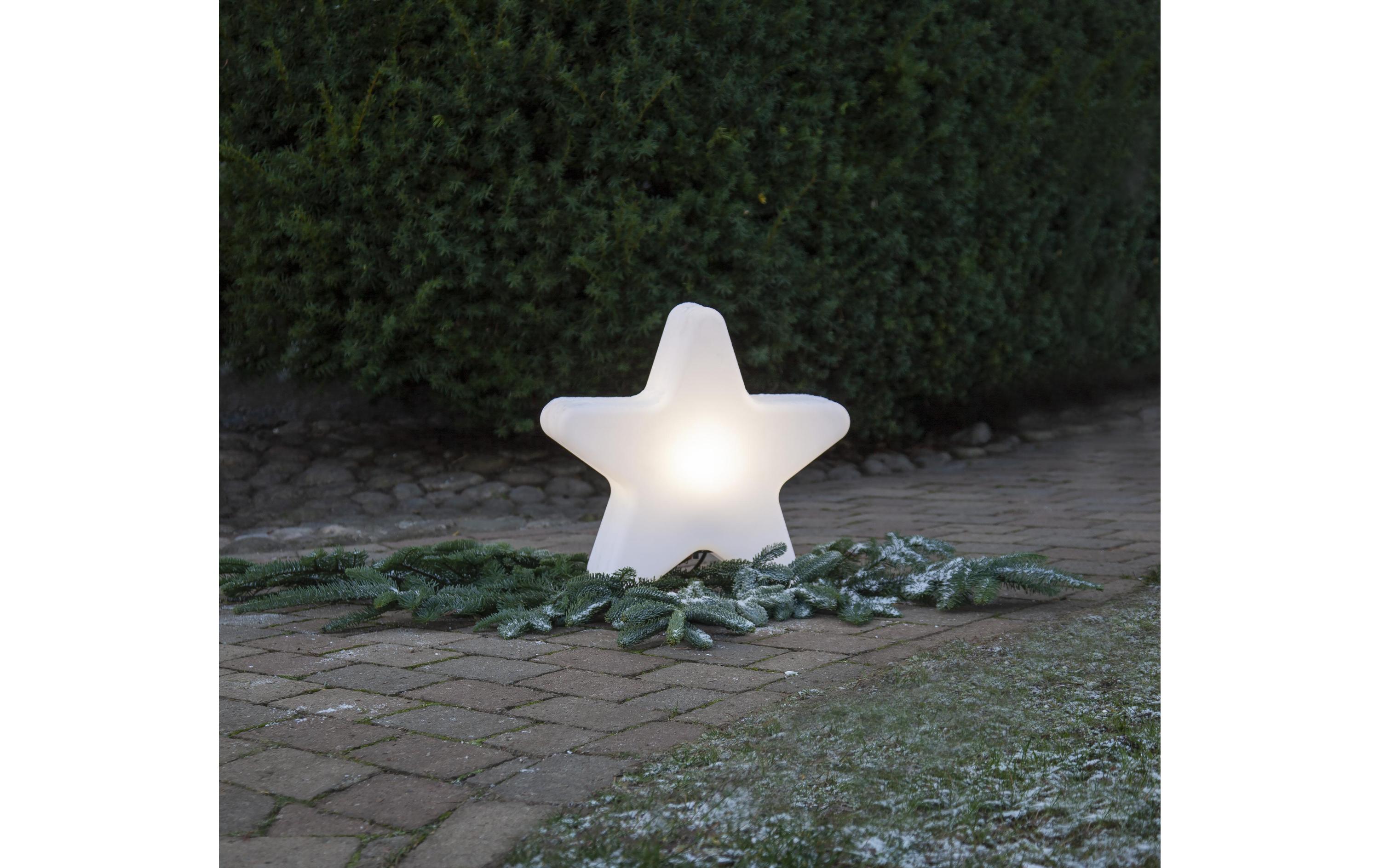 Gartenlicht Star, WeissDekobeleuchtung Stern