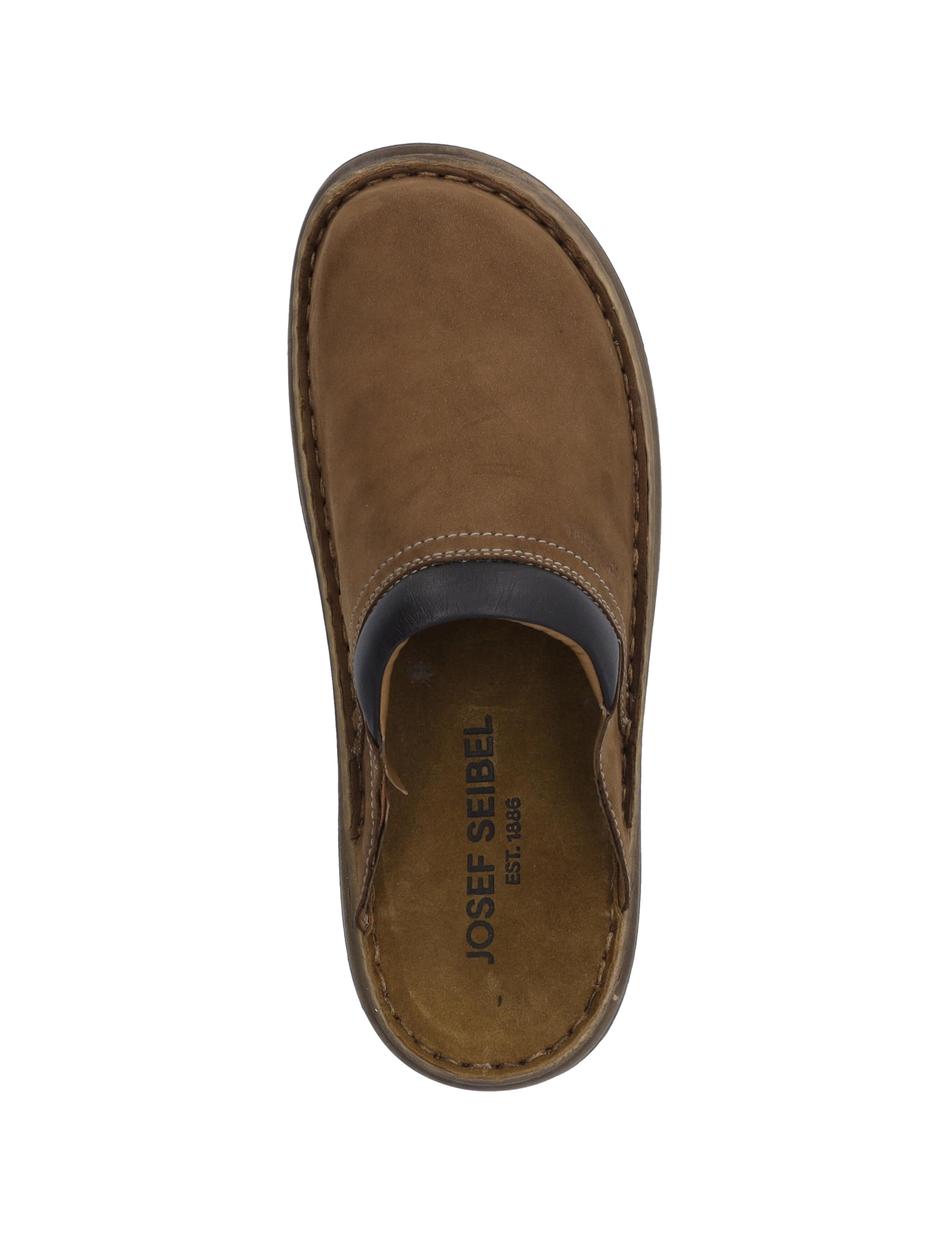 Clog Max, cognac-kombi