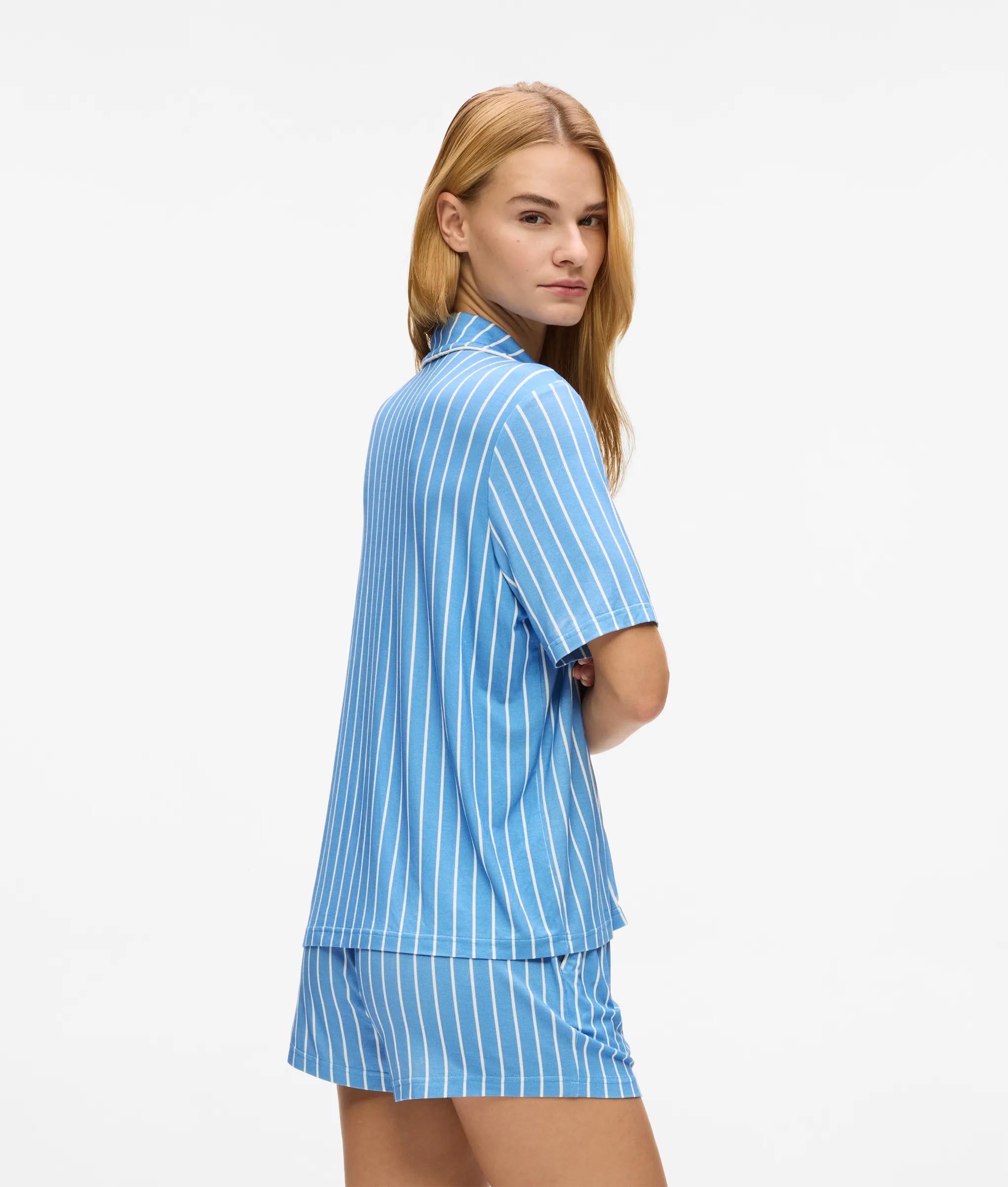 Gestreepte korte pyjamaset