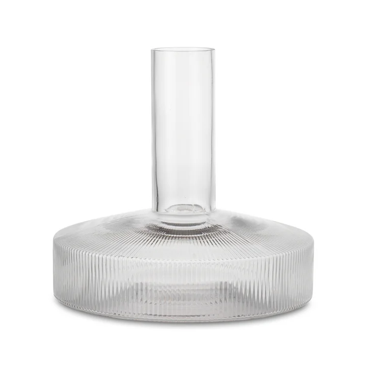 Ferm Living - Ripple Wein Karaffe, 1,1 l, klar