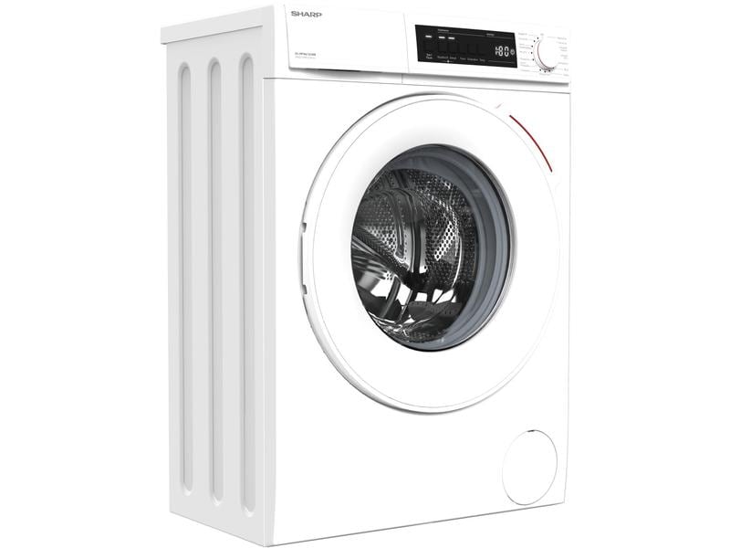 Sharp Waschmaschine ES-NFW612CWB-DE Links Frontlader mit 6 kg Ladekapazität
