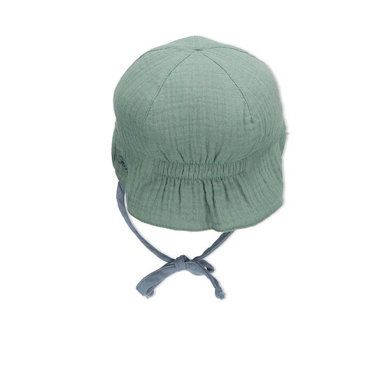 Casquette saharienne réversible   Bleu/Vert        de               Sterntaler