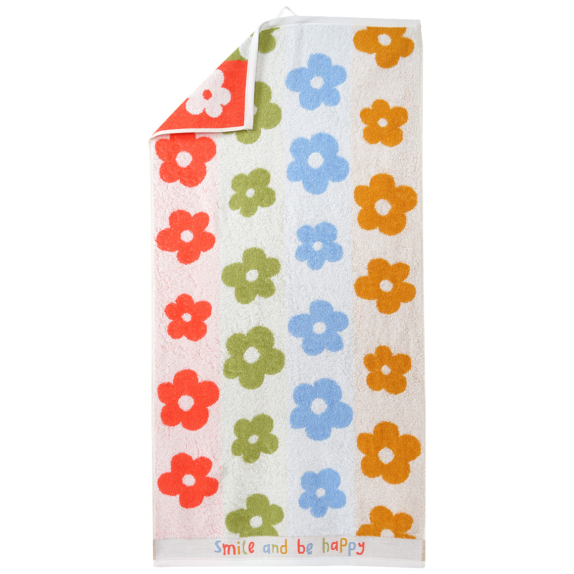 Topolino Handtuch mit Allover-Muster weiss / bunt