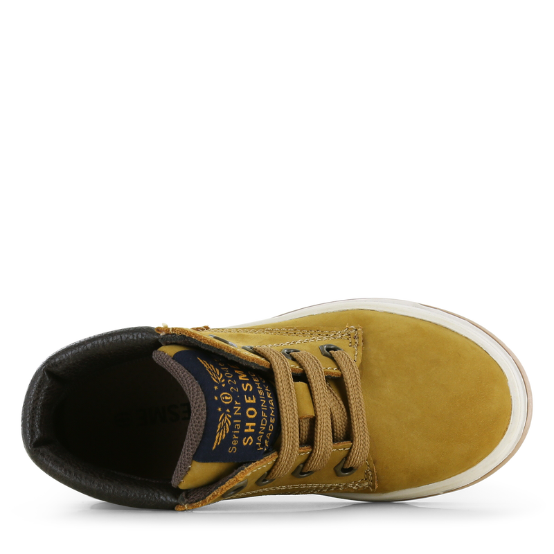Shoesme ockergelber Schnürschuh