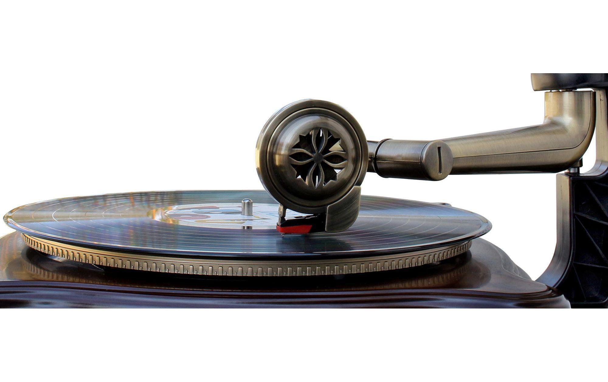 Plattenspieler NR917 Radio, CD-Player, Kassette<br>Grammophon-Stereo-Anlage mit Schallplatte, UKW-Radio, CD/MP3, USB und Bluetooth