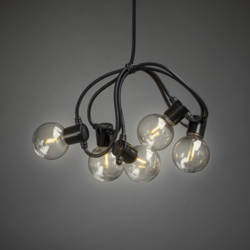 Konstsmide feestverlichting lichtsnoer 20 LED lampen extra warmwit 5 m