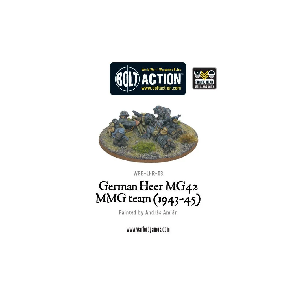 Bolt Action - German - German Heer MG42 HMG Team (1943-45)