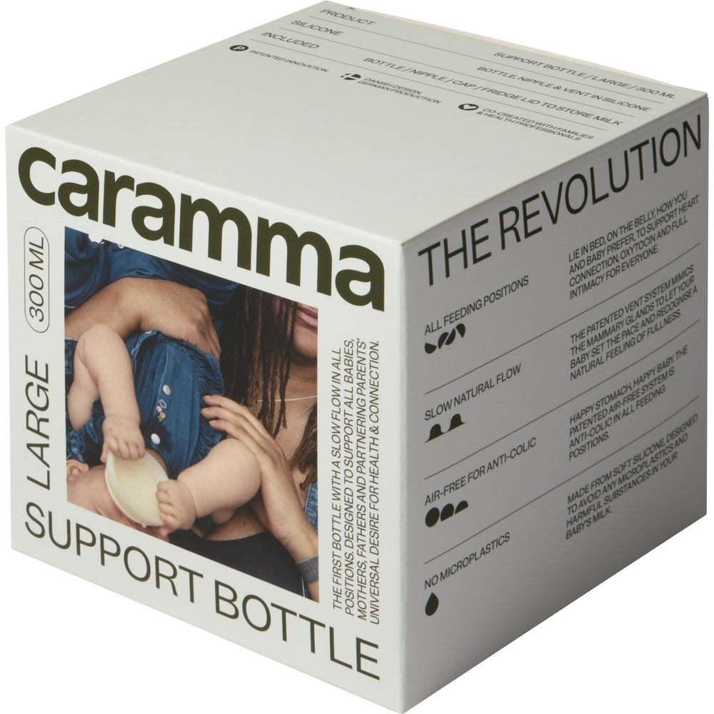 Køb Caramma Nautral Pure Silicone Support Flaske Large