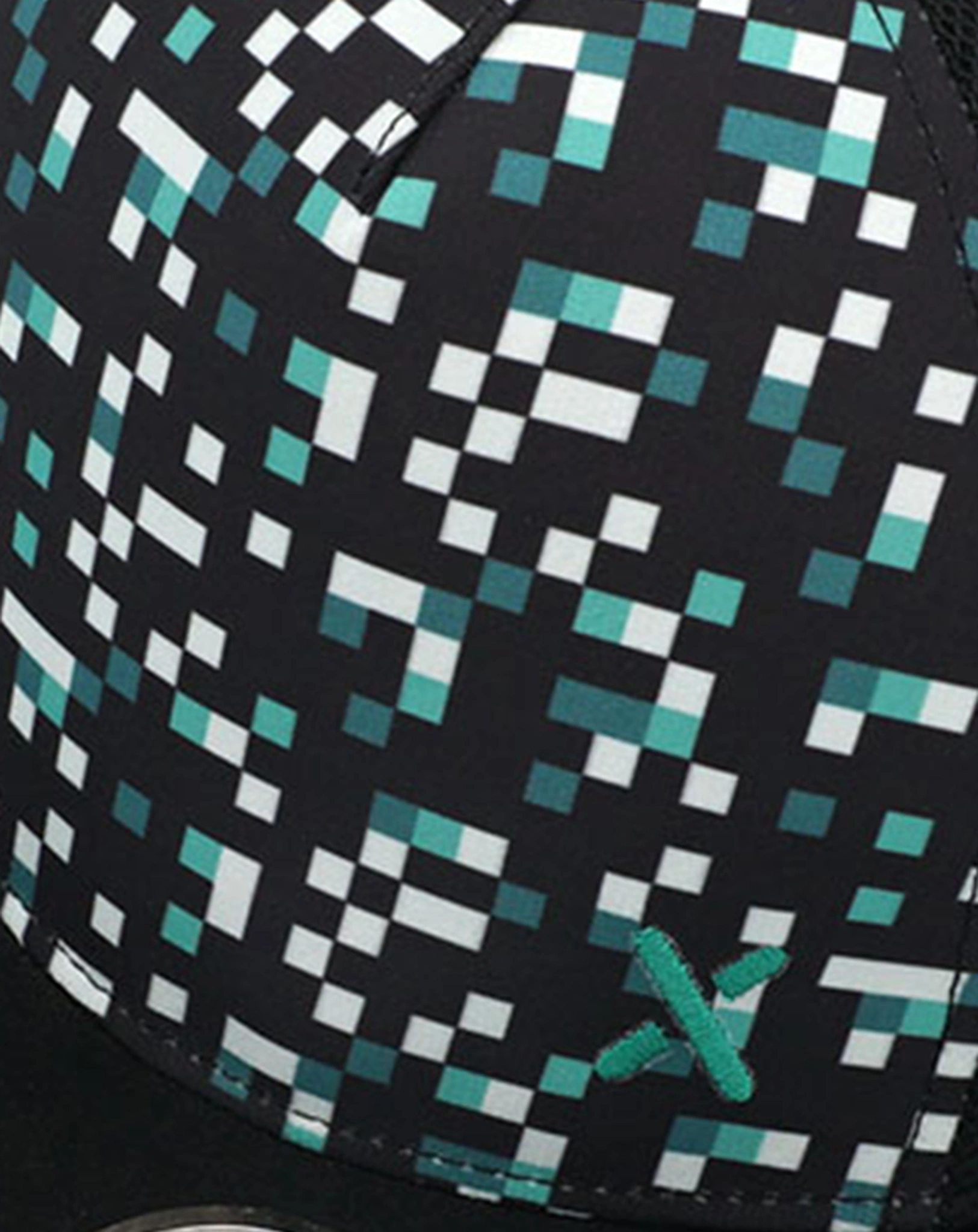 Basecap SQUARES in schwarz
