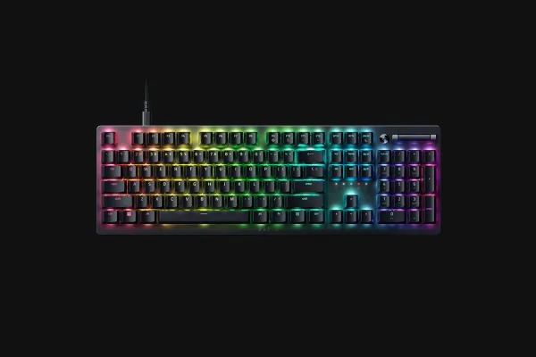 Razer DeathStalker V2 - Tastatur - bagbelyst - USB - USA - tastkontakt: Razer Linear Optical Switch Red