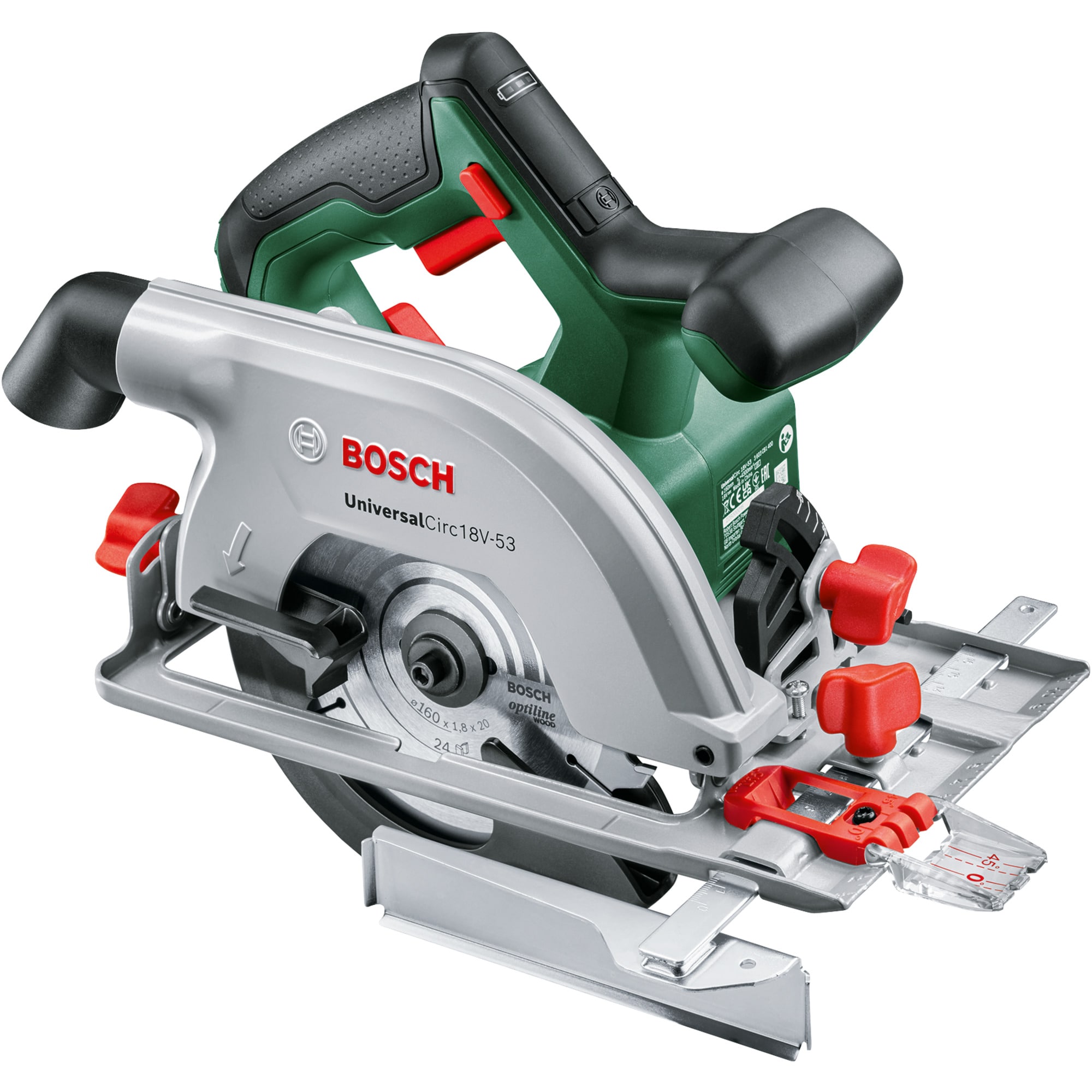 Bosch Handkreissäge Handkreissäge UniversalCirc 18V-53 solo, 18Volt