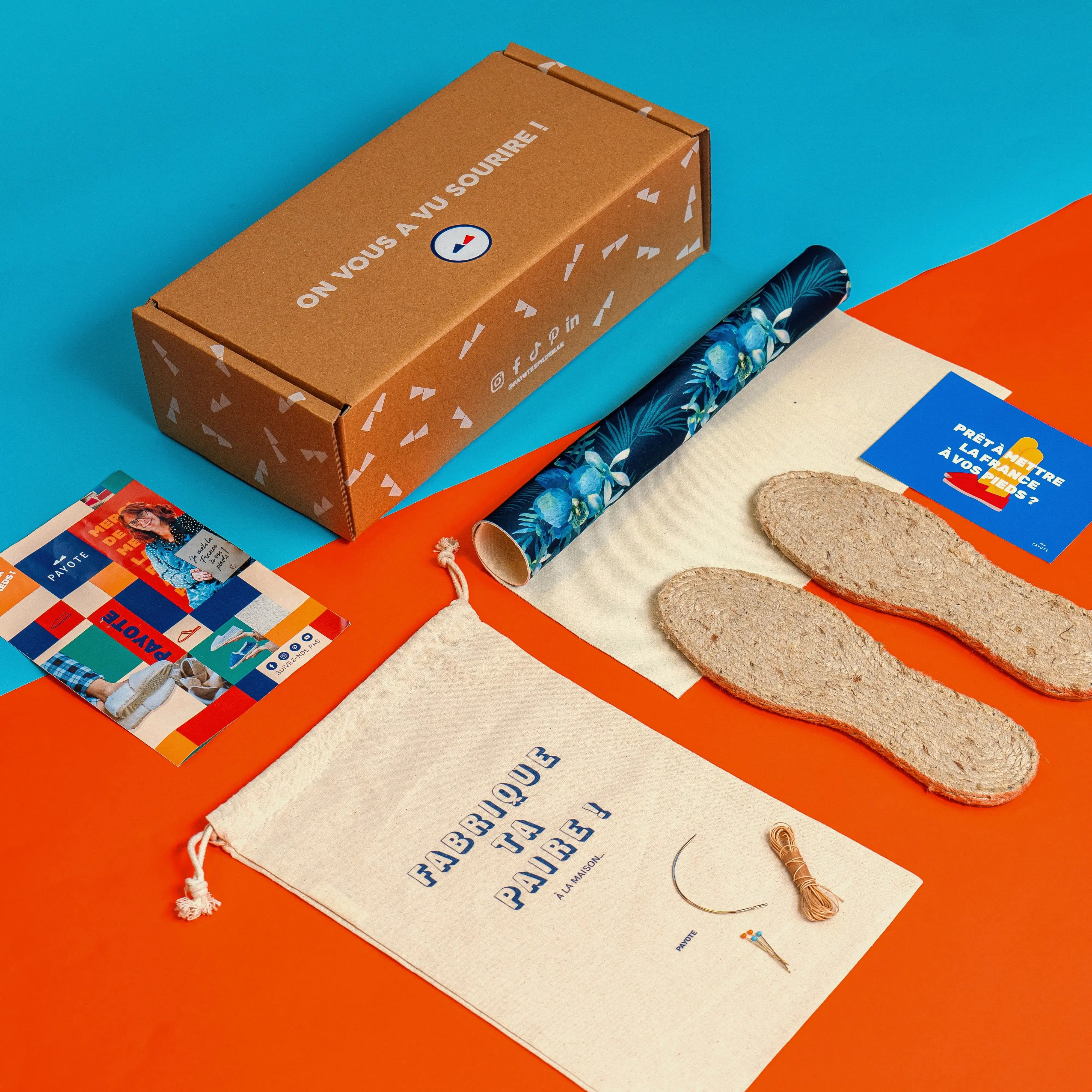 Kit Fabrique ton espadrille LUCIEN