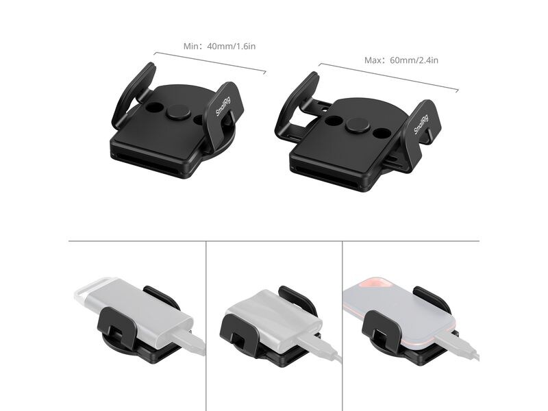 Smallrig Clamp für externe SSDs SSD-Laufwerkklemme