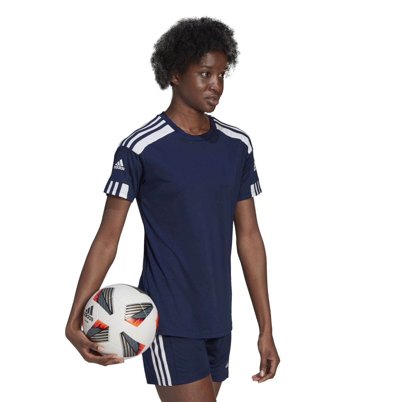 Adidas Squadra 21 Voetbalshirt Dames Donkerblauw Wit