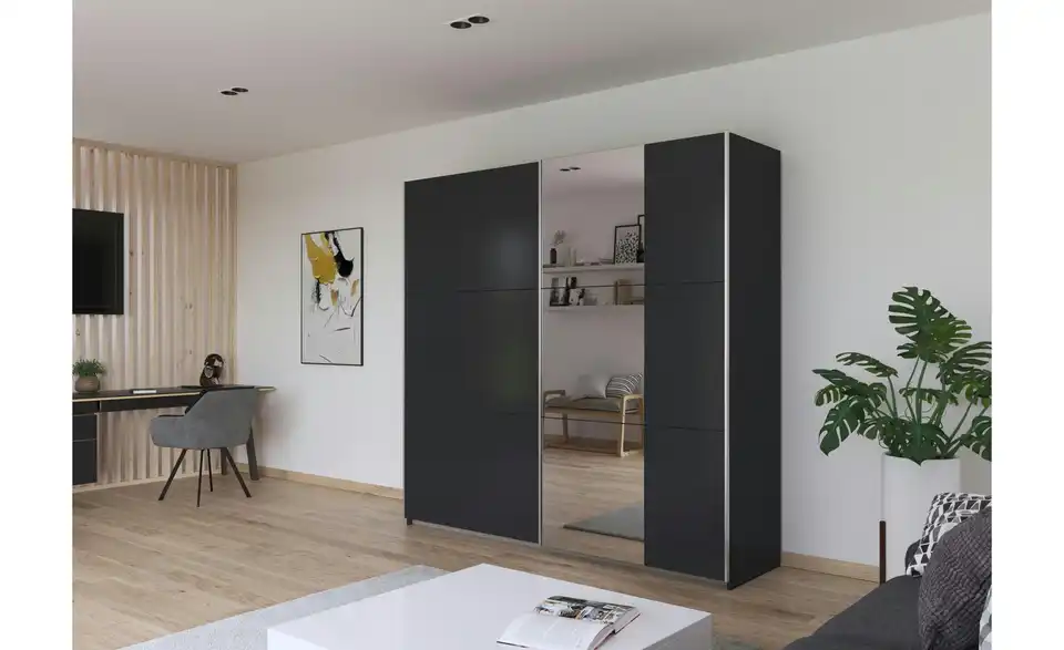 Schwebetürenschrank 218 cm